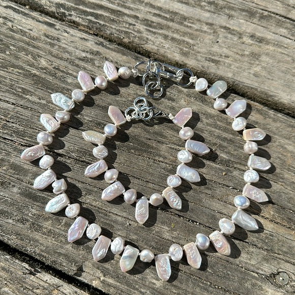 JRSDesignsltd Jewelry - Pearl choker necklace set